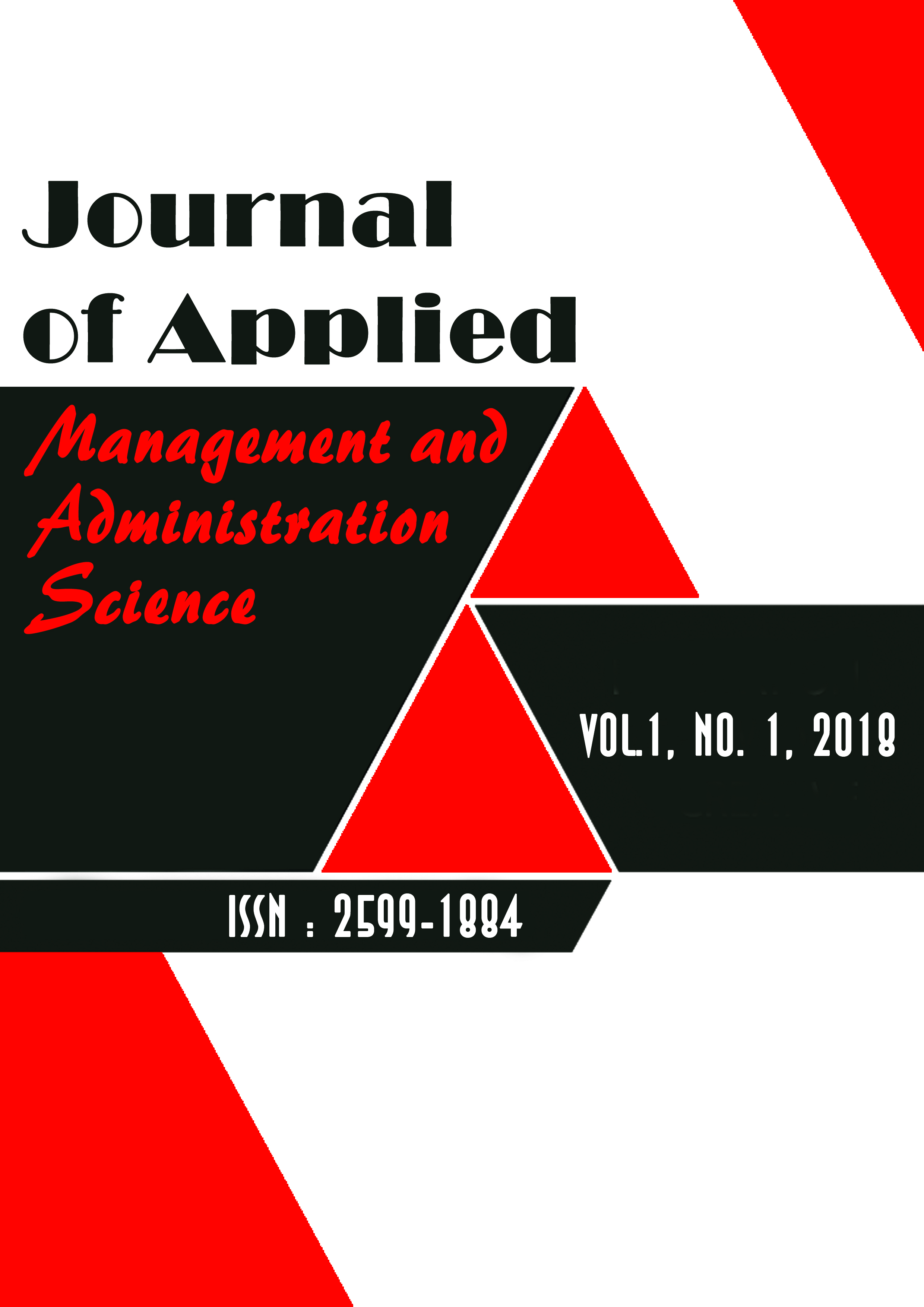 					View Vol. 1 No. 1 July (2018): Journal of Applied Management and Administration Science
				