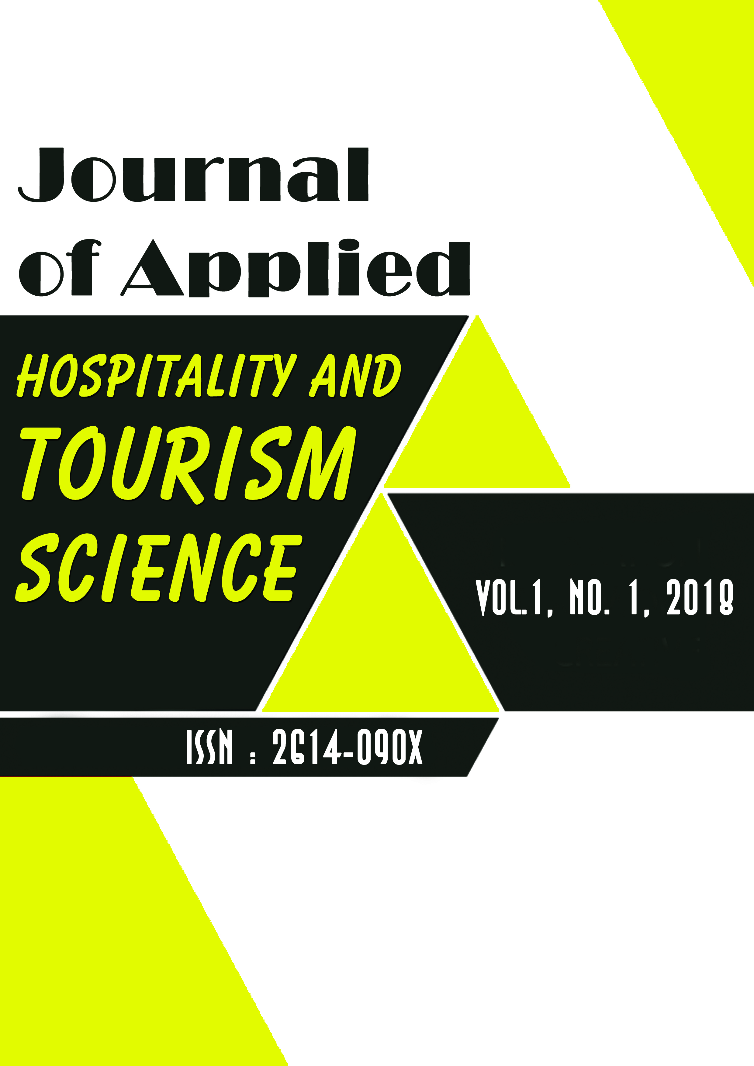 					View Vol. 1 No. 1 July (2018): Journal of Applied Hospitality and Tourism Science
				