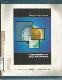 Image of Fundamentals of Cost Accounting