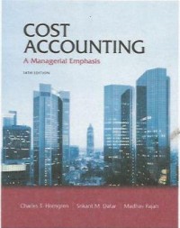 Image of Cost Accounting : A Managerial Emphasis