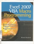 Excel 2007 VBA Macro Programming