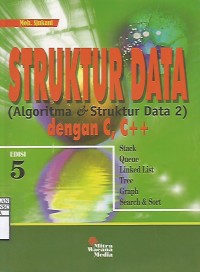 Image of Struktur Data (Algoritma dan Struktur Data 2), Edisi 5 dengan C, C++
