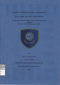Image of Laporan Praktik Kerja Lapangan SMK Negeri 1 Brondong Jl. Raya Brondong Ds. Tlogoretno Kec. Brondong Kab. Lamongan