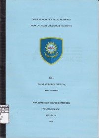 Image of Laporan Praktik Kerja Lapangan CV. Rakit Cak (Maket Miniatur)