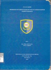 Laporan Tugas Akhir Prosedur Pengiriman Barang  pada PT Subur Makmur Sukses Surabaya