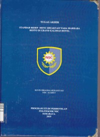 Image of Laporan Tugas Akhir Standar Resep Menu Breakfast Pada Marhaba Resto Di Grand Kalimas Hotel