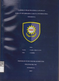 Image of LAPORAN PRAKTIK KERJA LAPANGAN PADA PT SWADHARMA SARANA INFORMATIKA SURABAYA