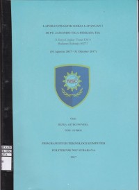Image of Laporan Praktik Kerja Lapangan di PT. Jasuindo Tiga Perkasa Tbk