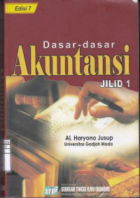Image of Dasar-Dasar Akuntansi Jilid 1