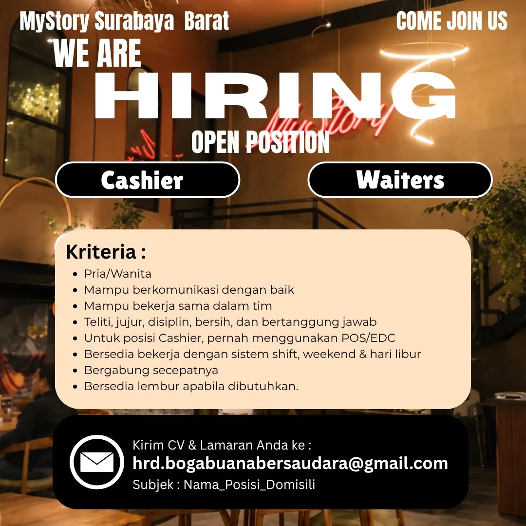 Lowongan My Story Resto