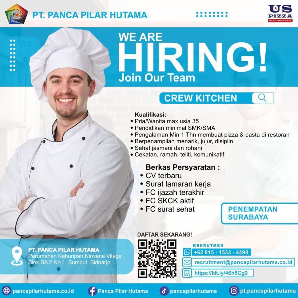 loker PT PANCA PILAR UTAMA