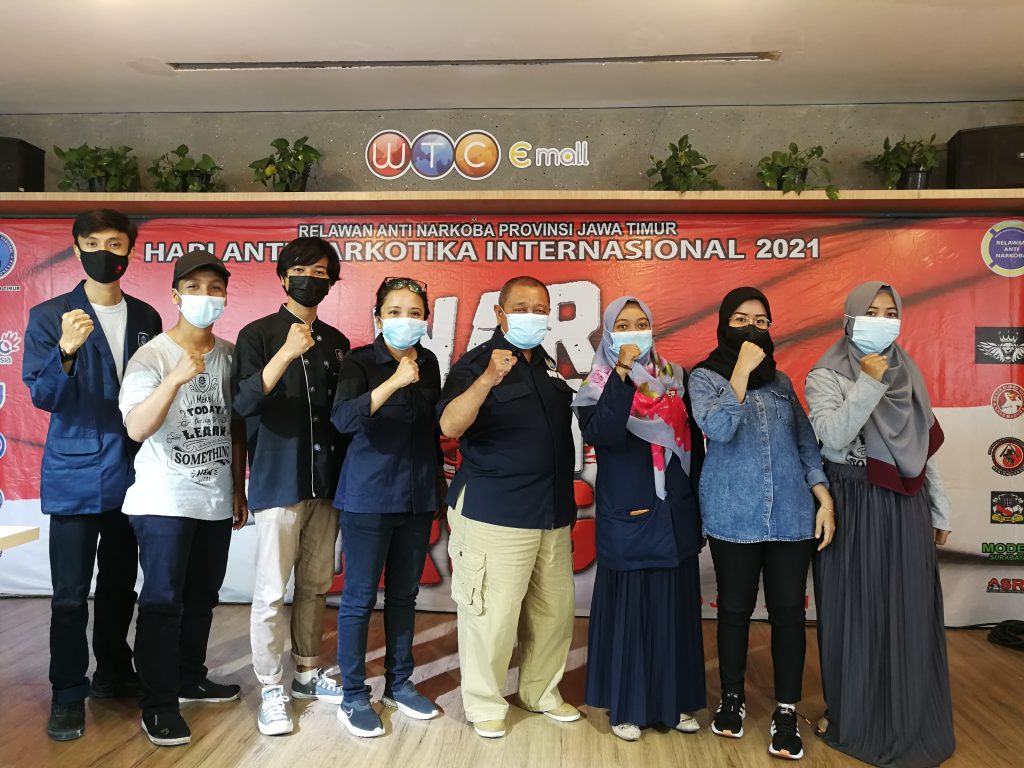 Politeknik NSC Surabaya support Hari Anti Narkotika Internasinal 2021